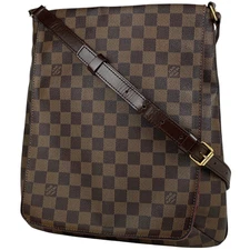 Louis Vuitton Musette Crossbody Shoulder Bag Damier Brown N51302 Women'S Used Ms