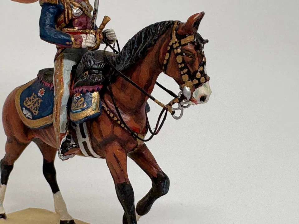 Oficial británico dragones ligeros/King & Country figura montada coracero francés Foto 4 de 4