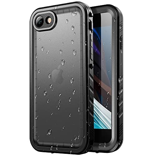 Waterproof Case for iPhone SE 3rd 2022/iPhone SE 2nd 2020/iPhone 7/8 - Black - Picture 6 of 7