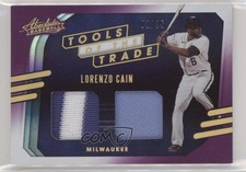 2021 Absolute Tools of the Trade Swatch Spectrum Purple 2/25 Lorenzo Cain o1h