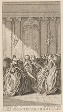 FESSARD (*1714) nach BOUCHER (*1703), Die l&auml;cherlichen Prezi&ouml;sen, Rad. Klassizis