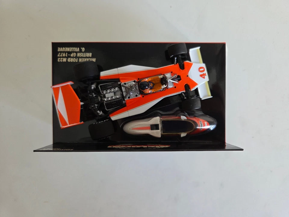Minichamps 1/43 McLaren Ford M23 G. Villeneuve - British Gp 1977 - 530774340 - Immagine 3 di 4