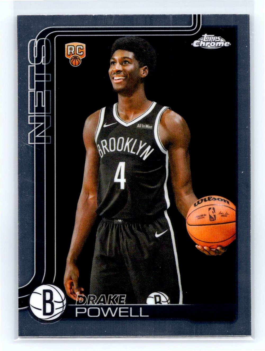 2025-26 Topps Chrome #272 Drake Powell RC Rookie
