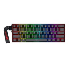 Redragon FIZZ Magnetic Plus 60 RGB Gaming Keyboard - Black