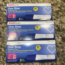 One Step Pregnancy Test 6 TEST STICK LOT EXP-09/2027 CVS Health