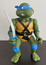 Teenage Mutant Ninja Turtles Leonardo Giant 13” Vintage 1989 Complete Figure