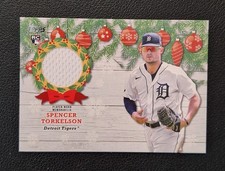 2022 Topps Holiday - Mega Box Relics Spencer Torkelson #WRC-ST (MEM, RC)
