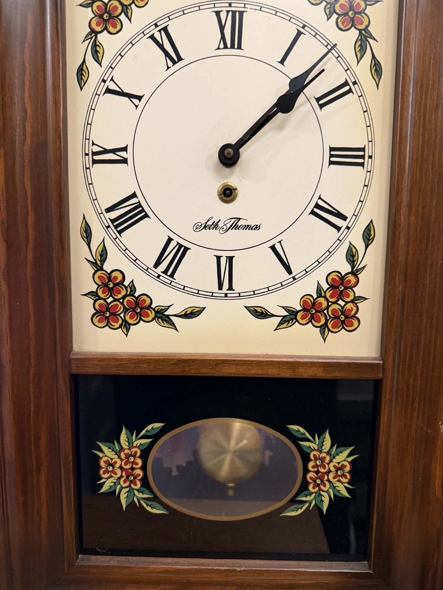 Vintage Seth Thomas General Time Redding Model E478-001 Wall Clock