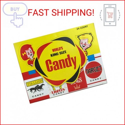 World Confections Candy Cigarettes, Pack of 24