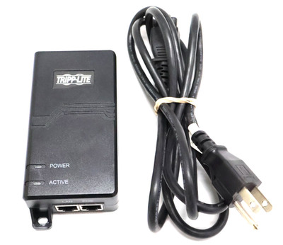 Tripp Lite NPOE-30W-1G 1-Port Gigabit PoE+ Active Injector w/ Adapter