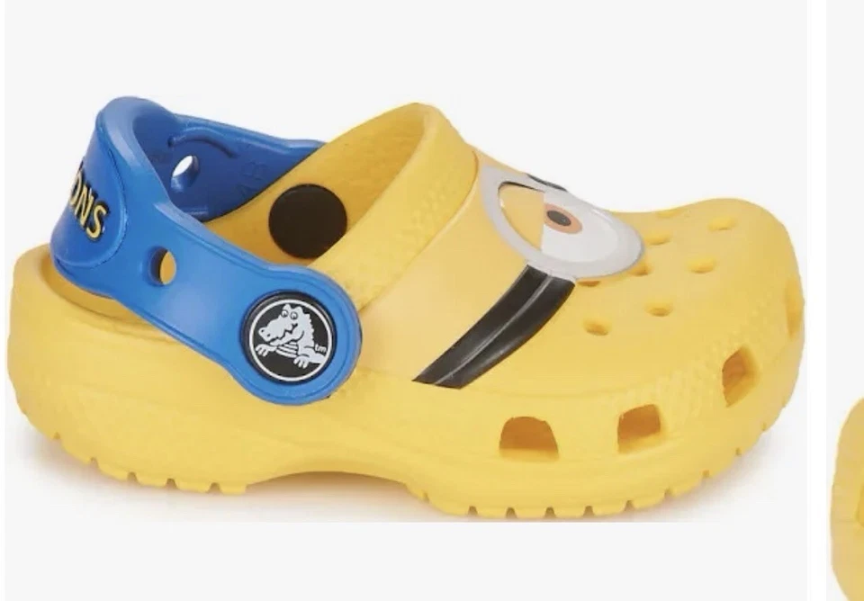 Zueco Crocs Clásico Despicable Me Minions Fun Lab AM Minions Niños Grandes Talla J1 Foto 2 de 4