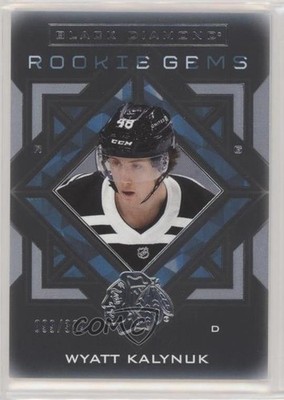 2021-22 Upper Deck Black Diamond Rookie Gems 99/399 Wyatt Kalynuk #RG-WK RC 0g27