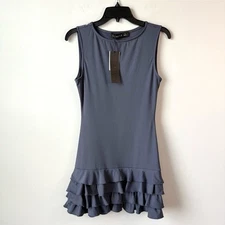 Lioness Bisous Ruffle Mini Dress Mineral S