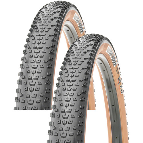 Pack of 2 Maxxis Rekon Race Tire 29 x 2.25 Tubeless Black/Dark Tan DC EXO