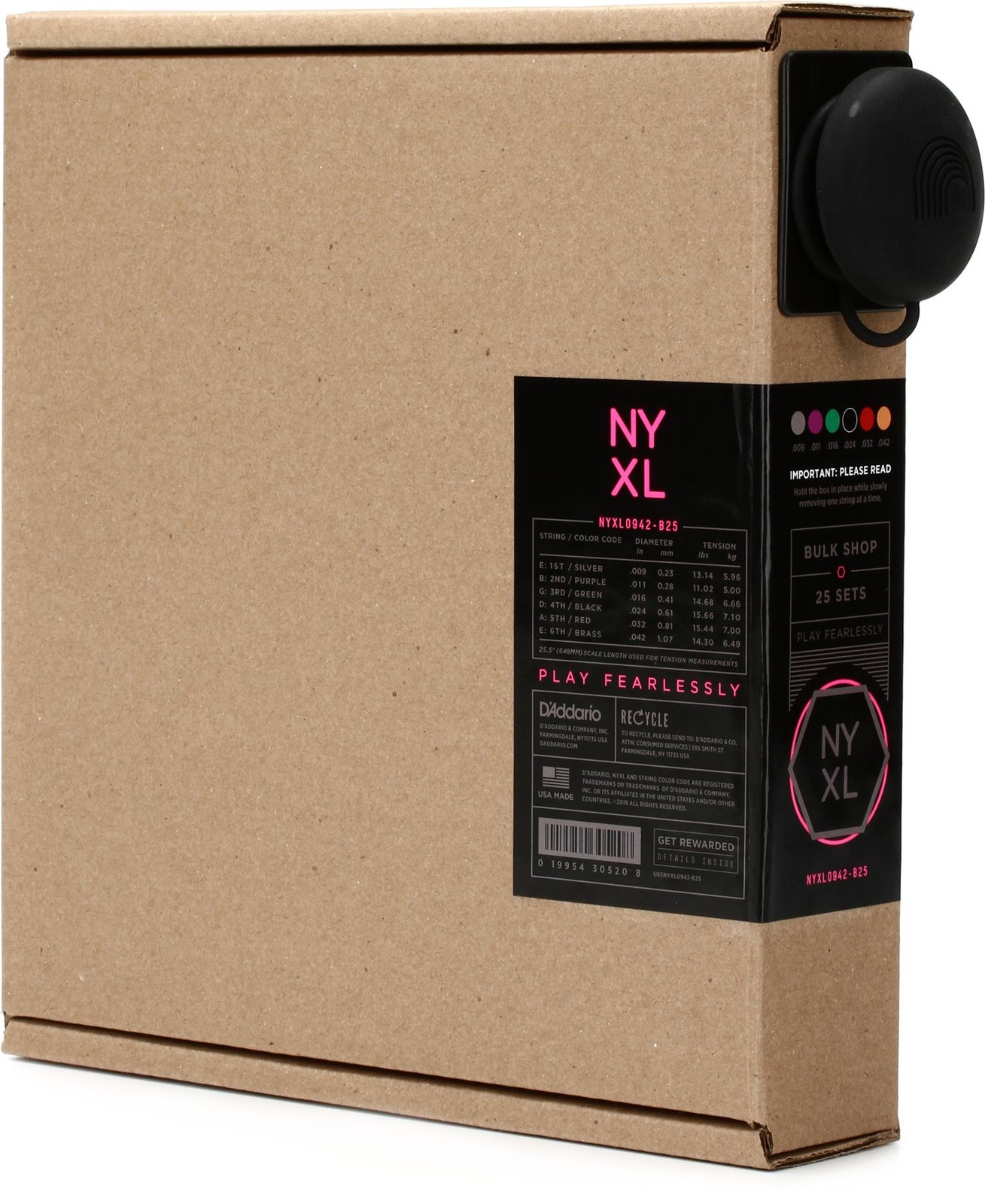 Электрические струны DAddario NYXL0942 с никелевой обмоткой -009-042 Суперлегкие 25 штук в упаковке 37890₽