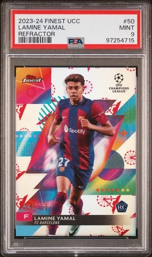 2023 Topps Finest Lamine Yamal Refractor
