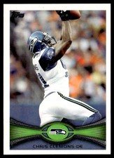 2012 Topps Chris Clemons Seattle Seahawks #181