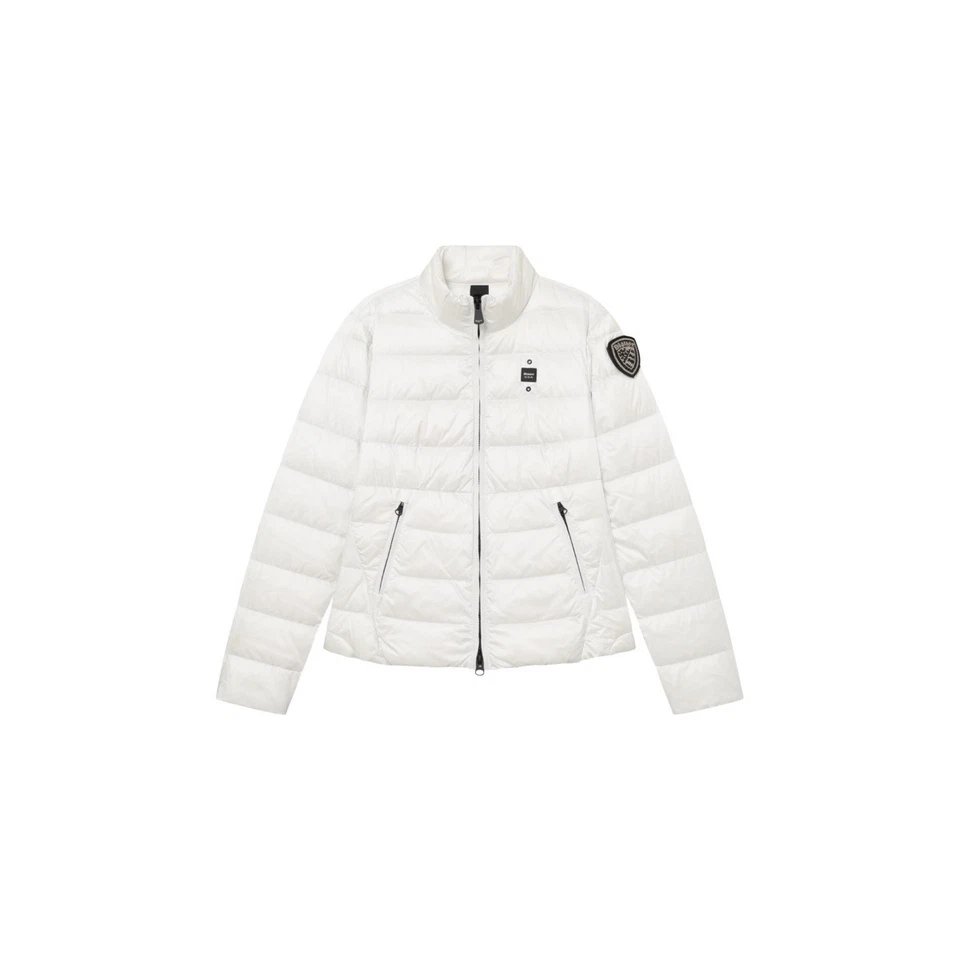 Blauer Doudoune Femme Hiver Parka Outdoorjacke Polyamide Blanc, Classic - Photo 1/1