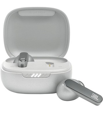 JBL JBL Live Pro 2 Noise Cancelling True Wireless Headphones (Silver)