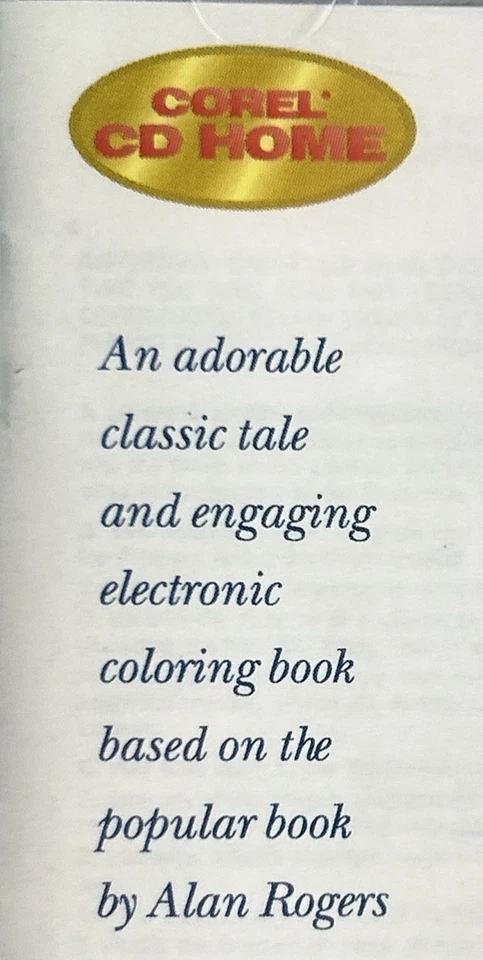 Blue Tortoise (Corel Software, 1995, CD-ROM) Children's Coloring Software - NEW - Image 4 of 4