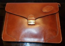 Vintage Genuine Leather Saddle Tan Bag, Purse