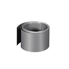 PVC Heat Shrink Tube 43mm Flat Width Wrap for Single 2 Meter Silver