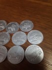 SET OF 11 VINTAGE SUNOCO/DX GASOLINE ANTIQUE CAR COINS SILVER GREAT CONDITION — photo 3
