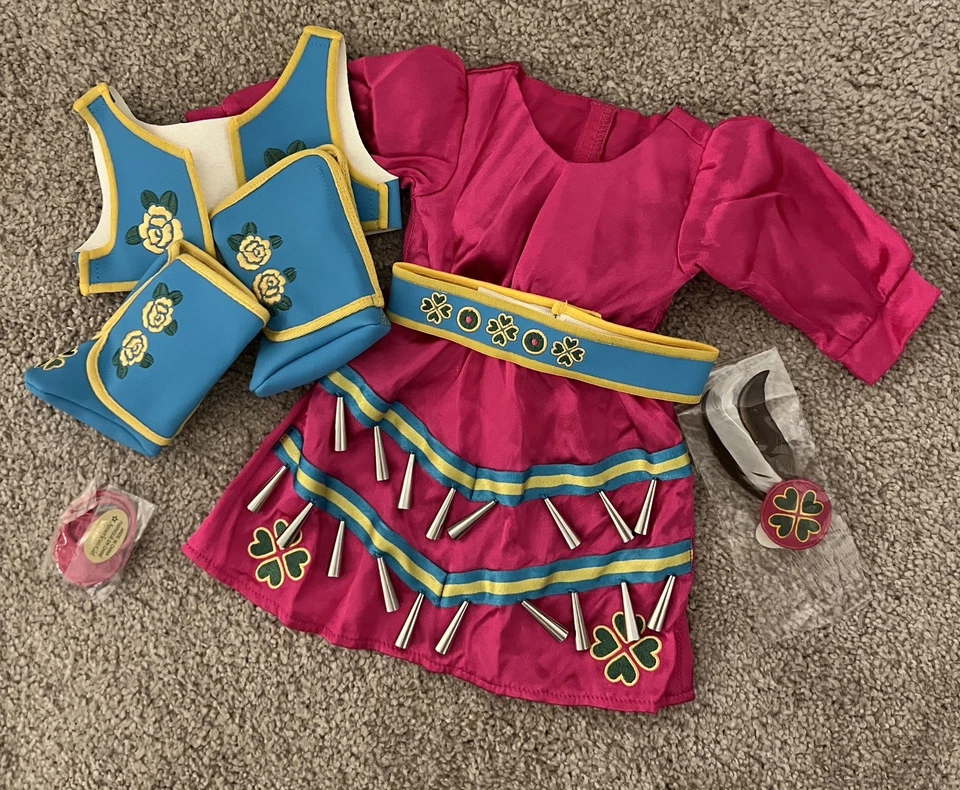 Limited edition retired American Girl Doll Kaya Jingle Dress of Today II 2 - Image 2 of 4