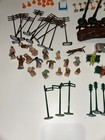 O/S Scale Lot 87pc Figures Lights Trees Cars Nativity Buildings — photo 10