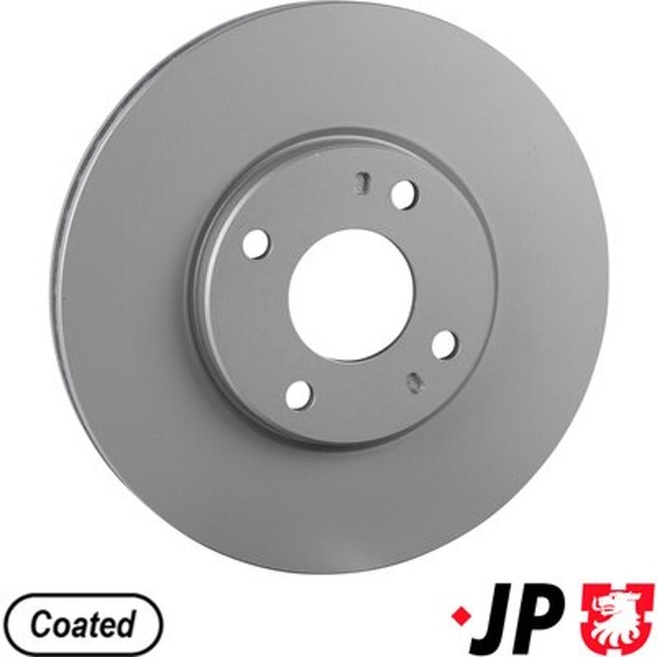 2X JP Group Bremsscheibe JP 1563106200 FüR Ford Ecosport Ecoboost Ecoblue Tdci-image