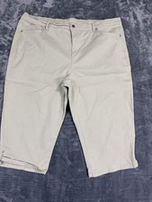 Gloria Vanderbilt Amanda Capri Pants Beige Si...
