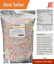 Dehydrated Marshmallows Vanilla 1 lb Bag Snack Topping Bedding Cereal