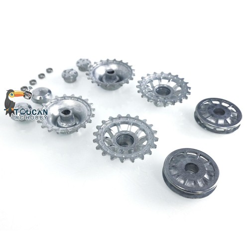 Hot Sale Metal Sprockets Idler Wheels for 1/16 Heng Long German Tiger I RC Tank - Picture 3 of 3