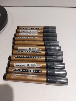 14 x SANFORD / PRISMACOLOR 3531 ART MARKER METALLIC GOLD BROAD PM-119