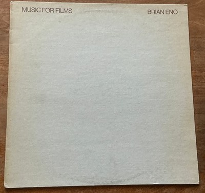 Brian Eno Music For Films 1978 UK Polydor/EG 2310 623 Textured Cover No Timings