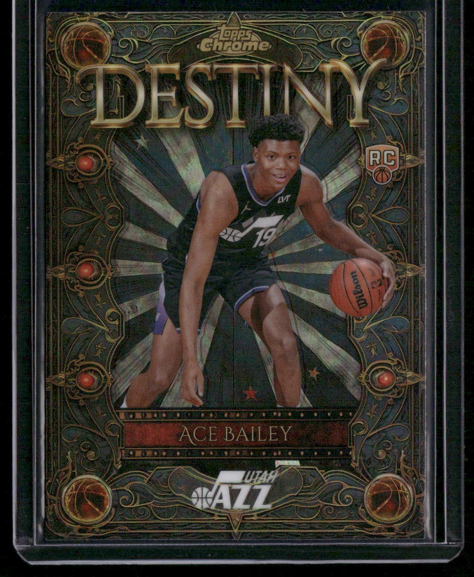 2025-26 Topps Chrome #D-5 Ace Bailey Destiny Refractor