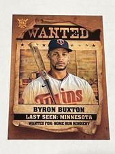 2021 Topps Big League Baseball Wanted #WT-12 - Byron Buxton - Minnesota Twins