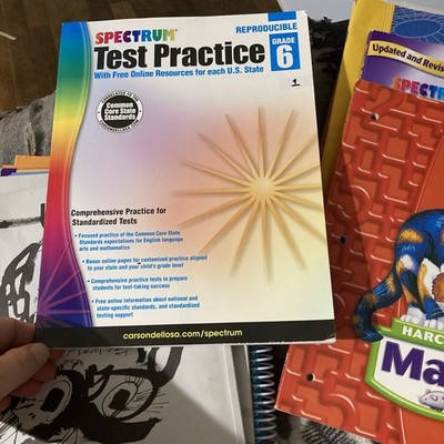 Spectrum Test Practice, Grade 6 - Paperback By Spectrum - Like New - no writing