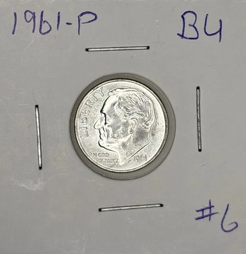 1961-P BU Roosevelt Dime, Item 6