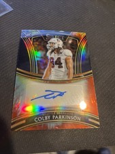 Colby Parkinson Seahawks 2020 Panini Select AUTO ROOKIE Prizm INSERT 23/25