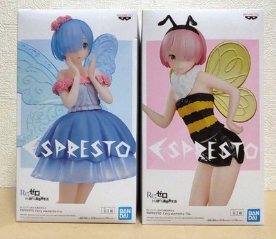 Re:Zero ESPRESTO Fairy elements Rem Ram 2 items