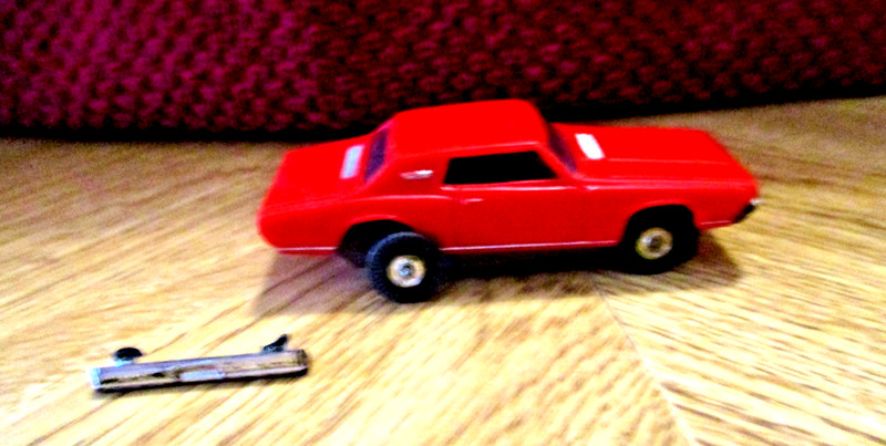 Aurora T Jet 1960'sThunderjet Ford Thunderbird #1383 Slot  Car