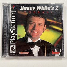 Jimmy White's Cueball 2 PlayStation PS1 Video Game Disc CIB Complete TESTED