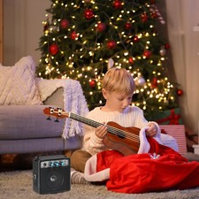 30-inch Ukulele Bass Mahogany Body with EQ, with Cotton Bag With AMP for Gift