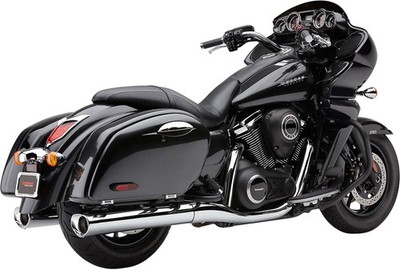 COBRA 4228 SCHALLDÄMPFER SLIP-ON TRI-FLO KAWASAKI VN 1700 ABS VULCAN VOYAGER 2014
