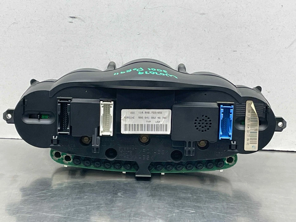 Porsche 911 2001 velocímetro cuadro de instrumentos calibre 100 k OEM 9966419824670c Foto 3 de 4