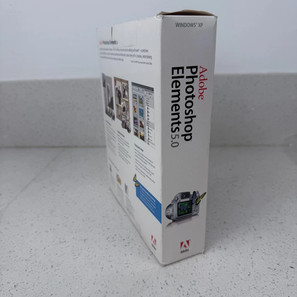 Adobe Photoshop Elements 5.0 Software Photo Editor Win XP PC CD 2006 NEW SEALED - Image 4 of 4