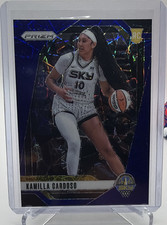 Panini 2024 Prizm WNBA Kamilla Cardoso RC #93 Chicago Sky Blue Velocity