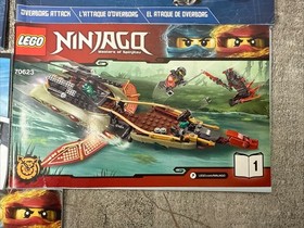 LEGO Ninjago 70633 70720 70722 70623 70671 70723 Instructions Manuals Only