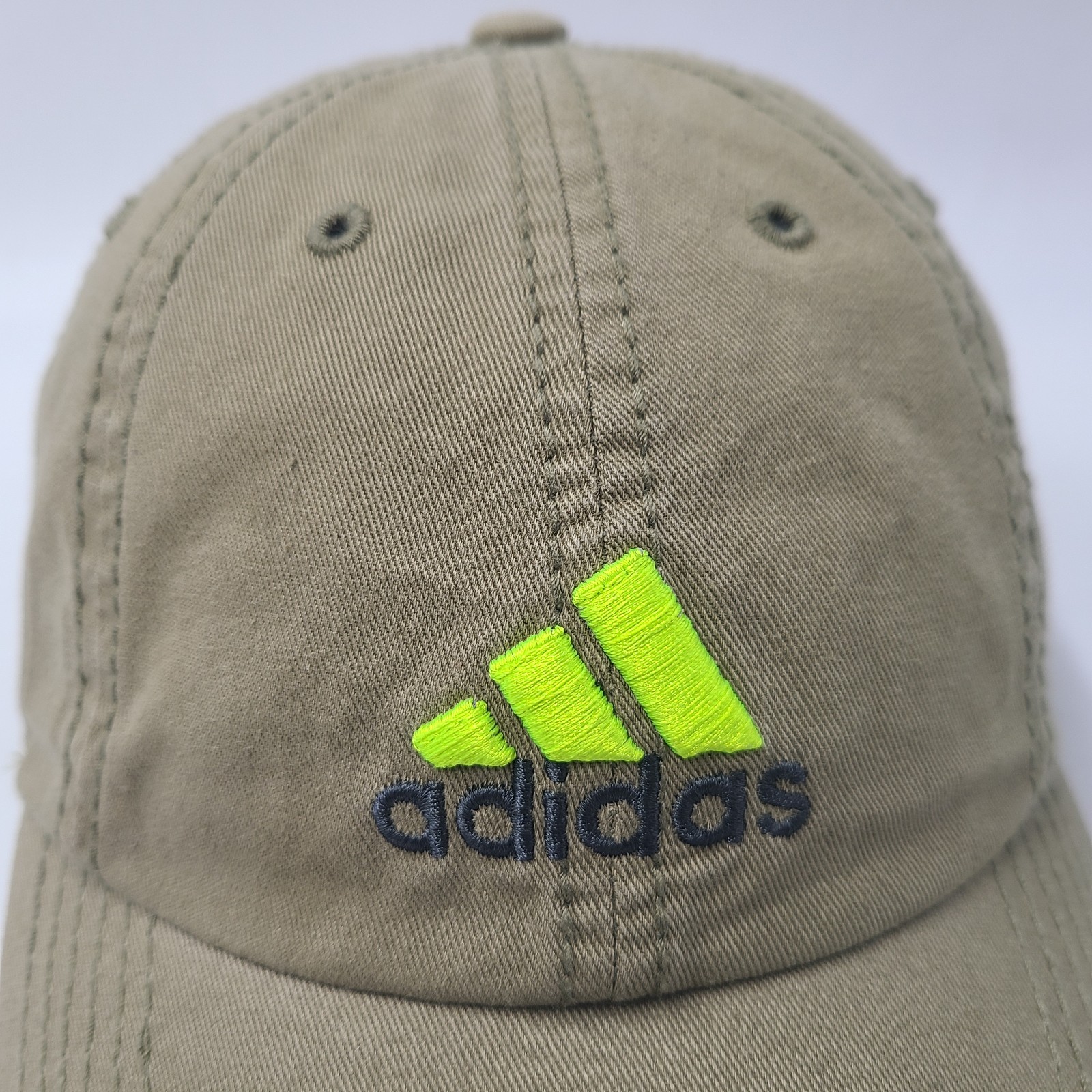 Adidas Hat Strapback Green Adjustable Cotton Casu… - image 4